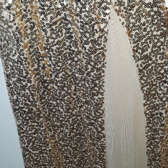 Beautiful Gold Sequin Dress - Picture 3 of 8